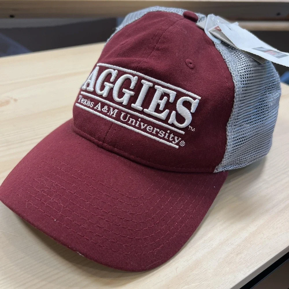 Texas A&M Aggies Hat Cap Snap Back Mens One Size Red NCAA Football The Game